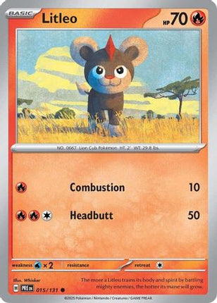 Litleo - 15/null [SV: Prismatic Evolutions] Reverse Holofoil