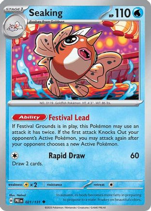 Seaking - 21/null [SV: Prismatic Evolutions] Reverse Holofoil