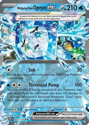 Wellspring Mask Ogerpon ex - 027/131 [SV: Prismatic Evolutions] Holofoil
