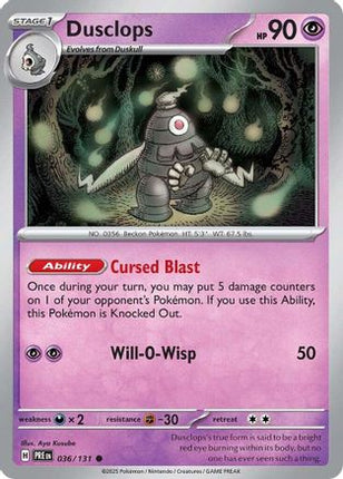 Dusclops - 36/null [SV: Prismatic Evolutions]