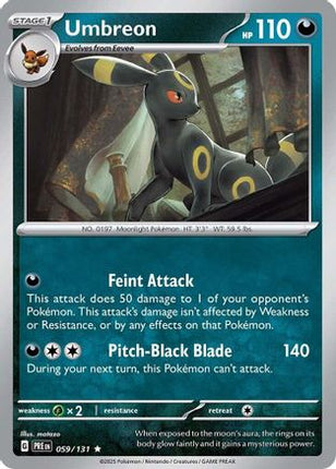 Umbreon (59) [SV: Prismatic Evolutions] Reverse Holofoil