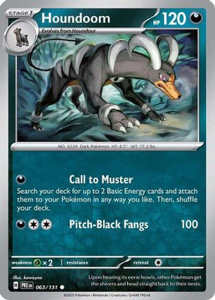 Houndoom - 63/null [SV: Prismatic Evolutions]