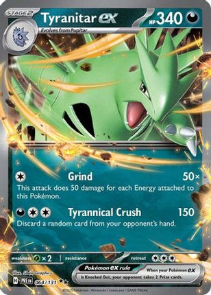 Tyranitar ex - 64/null [SV: Prismatic Evolutions] Holofoil