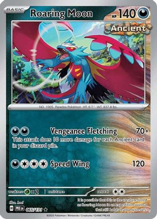 Roaring Moon - 65/null [SV: Prismatic Evolutions] Holofoil
