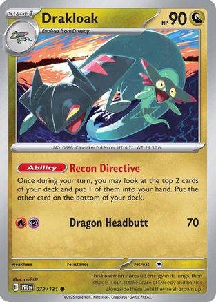 Drakloak (72) [SV: Prismatic Evolutions]