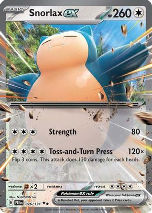 Snorlax ex - 76/null [SV: Prismatic Evolutions] Holofoil