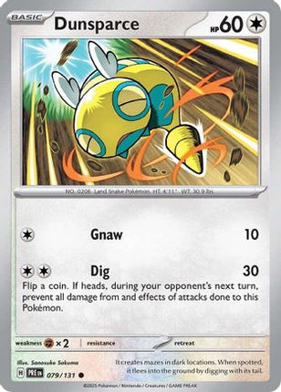 Dunsparce - 79/null [SV: Prismatic Evolutions]