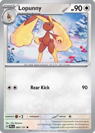 Lopunny - 84/null [SV: Prismatic Evolutions] Reverse Holofoil