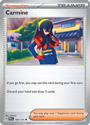Carmine - 103/null [SV: Prismatic Evolutions] Reverse Holofoil