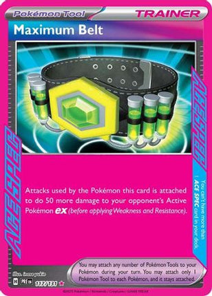 Maximum Belt - 117/null [SV: Prismatic Evolutions] Holofoil