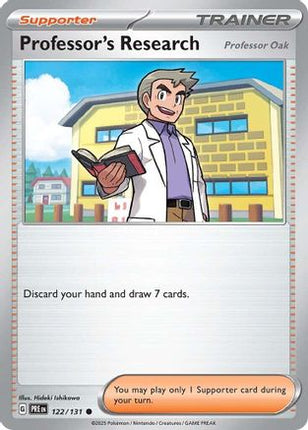 Professor's Research [Professor Oak] - 122/null [SV: Prismatic Evolutions]
