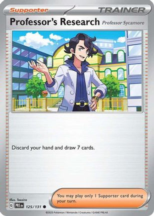 Professor's Research [Professor Sycamore] - 125/null [SV: Prismatic Evolutions]