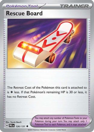 Rescue Board - 126/null [SV: Prismatic Evolutions] Reverse Holofoil