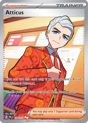 Atticus - 134/131 [SV: Prismatic Evolutions] Holofoil