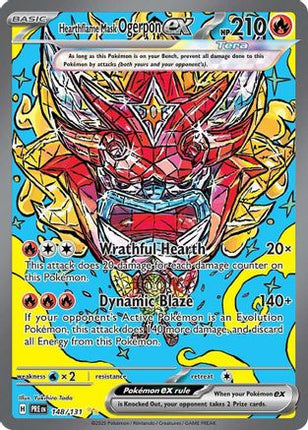 Hearthflame Mask Ogerpon ex - 148/131 [SV: Prismatic Evolutions] Holofoil