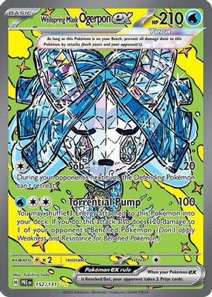Wellspring Mask Ogerpon ex - 152/131 [SV: Prismatic Evolutions] Holofoil