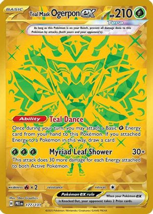 Teal Mask Ogerpon ex - 177/131 [SV: Prismatic Evolutions] Holofoil