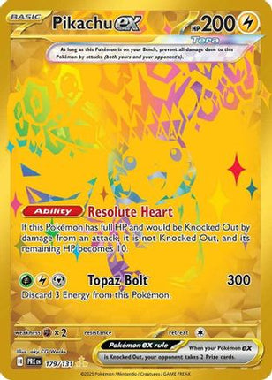 Pikachu ex - 179/131 [SV: Prismatic Evolutions] Holofoil