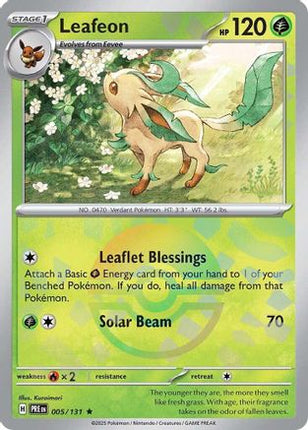 Leafeon (Poke Ball Pattern) - 5/null [SV: Prismatic Evolutions] Holofoil