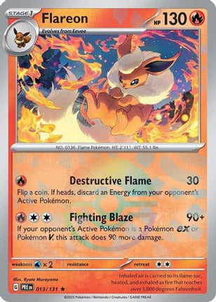 Flareon (Poke Ball Pattern) - 13/null [SV: Prismatic Evolutions] Holofoil