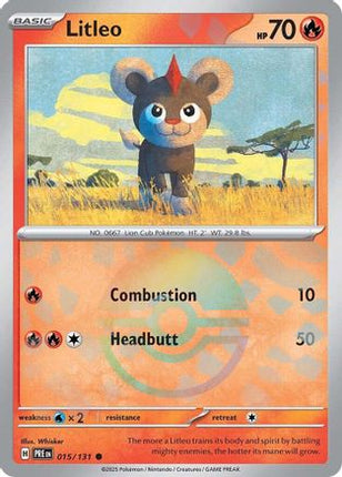 Litleo (Poke Ball Pattern) - 15/null [SV: Prismatic Evolutions] Holofoil