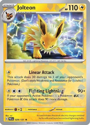 Jolteon (Poke Ball Pattern) - 29/null [SV: Prismatic Evolutions] Holofoil