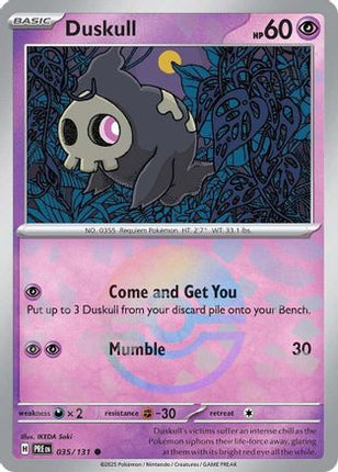 Duskull (Poke Ball Pattern) - 35/null [SV: Prismatic Evolutions] Holofoil