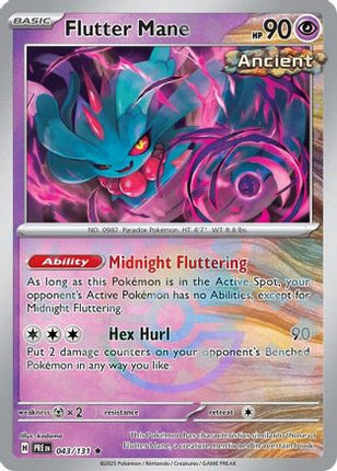 Flutter Mane (Poke Ball Pattern) - 43/null [SV: Prismatic Evolutions] Holofoil
