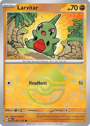 Larvitar (Poke Ball Pattern) (47) [SV: Prismatic Evolutions] Holofoil