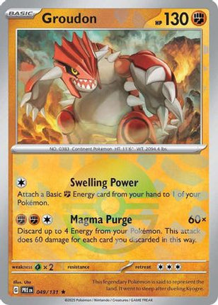 Groudon (Poke Ball Pattern) - 49/null [SV: Prismatic Evolutions] Holofoil