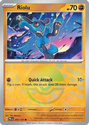 Riolu (Poke Ball Pattern) - 50/null [SV: Prismatic Evolutions] Holofoil