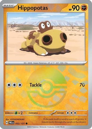 Hippopotas (Poke Ball Pattern) - 52/null [SV: Prismatic Evolutions] Holofoil