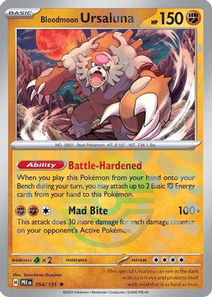Bloodmoon Ursaluna (Poke Ball Pattern) - 54/null [SV: Prismatic Evolutions] Holofoil
