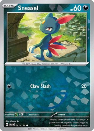 Sneasel (Poke Ball Pattern) - 61/null [SV: Prismatic Evolutions] Holofoil