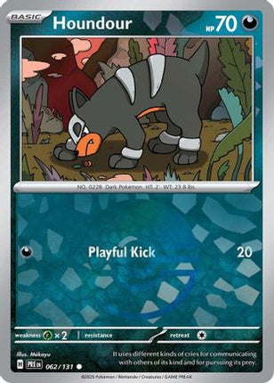 Houndour (Poke Ball Pattern) - 62/null [SV: Prismatic Evolutions] Holofoil