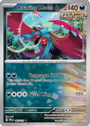 Roaring Moon (Poke Ball Pattern) - 65/null [SV: Prismatic Evolutions] Holofoil