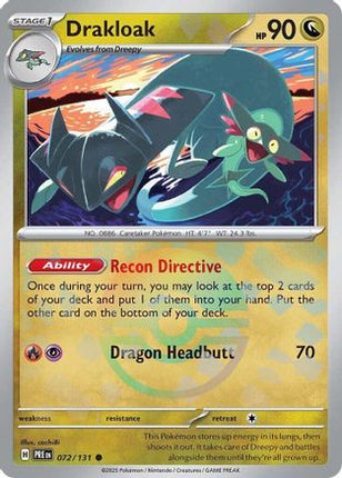 Drakloak (Poke Ball Pattern) - 72/null [SV: Prismatic Evolutions] Holofoil