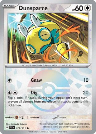 Dunsparce (Poke Ball Pattern) - 79/null [SV: Prismatic Evolutions] Holofoil