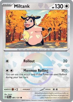 Miltank (Poke Ball Pattern) - 81/null [SV: Prismatic Evolutions] Holofoil