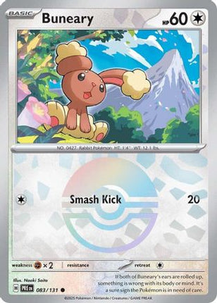 Buneary (Poke Ball Pattern) - 83/null [SV: Prismatic Evolutions] Holofoil
