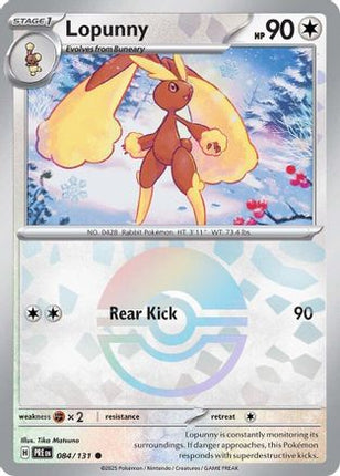 Lopunny (Poke Ball Pattern) - 84/null [SV: Prismatic Evolutions] Holofoil