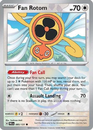 Fan Rotom (Poke Ball Pattern) - 85/null [SV: Prismatic Evolutions] Holofoil