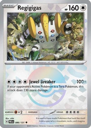 Regigigas (Poke Ball Pattern) - 86/null [SV: Prismatic Evolutions] Holofoil