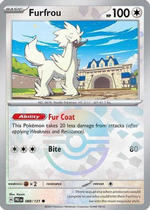 Furfrou (Poke Ball Pattern) - 88/null [SV: Prismatic Evolutions] Holofoil