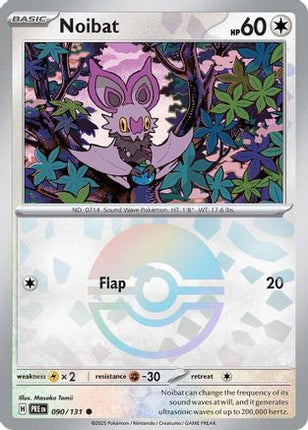 Noibat (Poke Ball Pattern) - 90/null [SV: Prismatic Evolutions] Holofoil