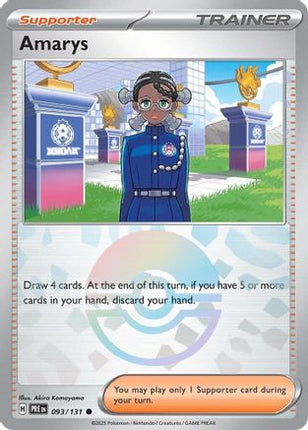 Amarys - 093/131 (Poke Ball Pattern) [SV: Prismatic Evolutions] Holofoil