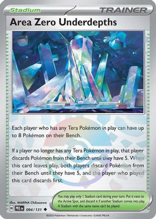 Area Zero Underdepths (Poke Ball Pattern) - 94/null [SV: Prismatic Evolutions] Holofoil