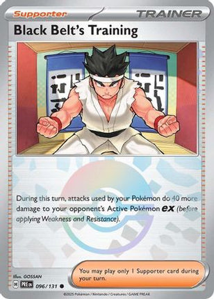 Black Belt's Training - 096/131 (Poke Ball Pattern) [SV: Prismatic Evolutions] Holofoil
