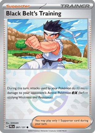 Black Belt's Training - 097/131 (Poke Ball Pattern) [SV: Prismatic Evolutions] Holofoil