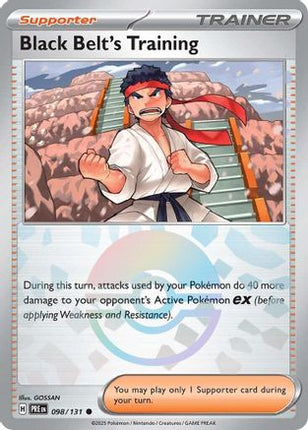 Black Belt's Training - 098/131 (Poke Ball Pattern) [SV: Prismatic Evolutions] Holofoil